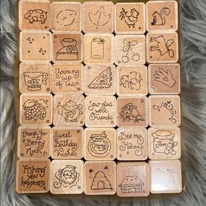 EUC rubber stamps -set of 30